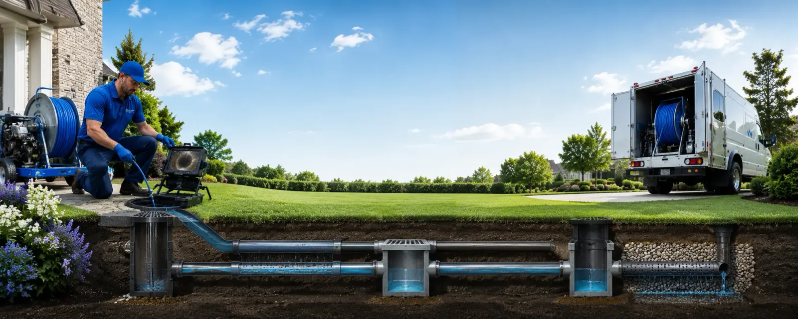 Outdoor drain cleaning information for New Haven, MI
